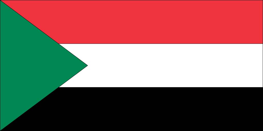 Sudan flag screensaver