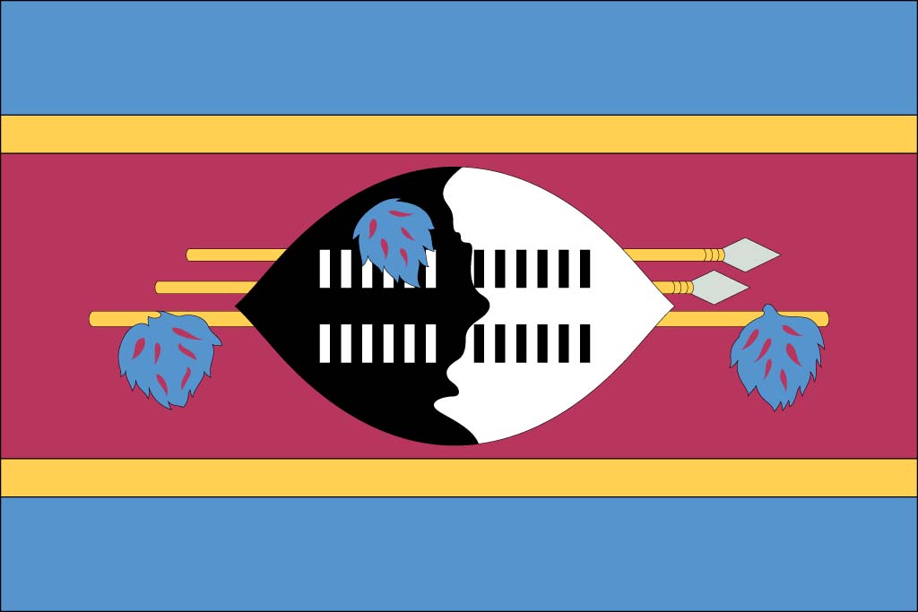 Swaziland flag screensaver