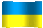 animated clip art Ukrainian flag
