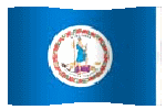 Virginia flag waving picture