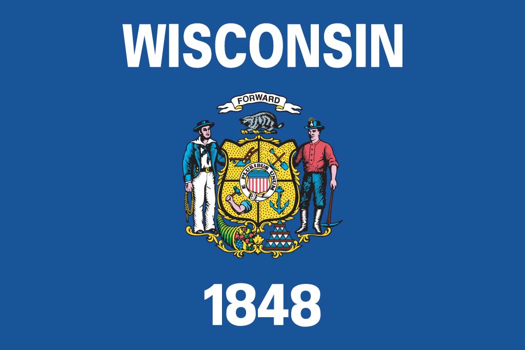Wisconsin flag screensaver