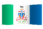 Yukon flag waving picture