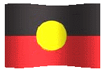 aborigines flag waving image