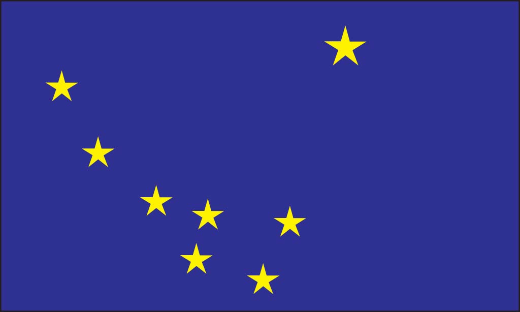 alaska flag background
