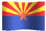 animated clipart Arizonan flag