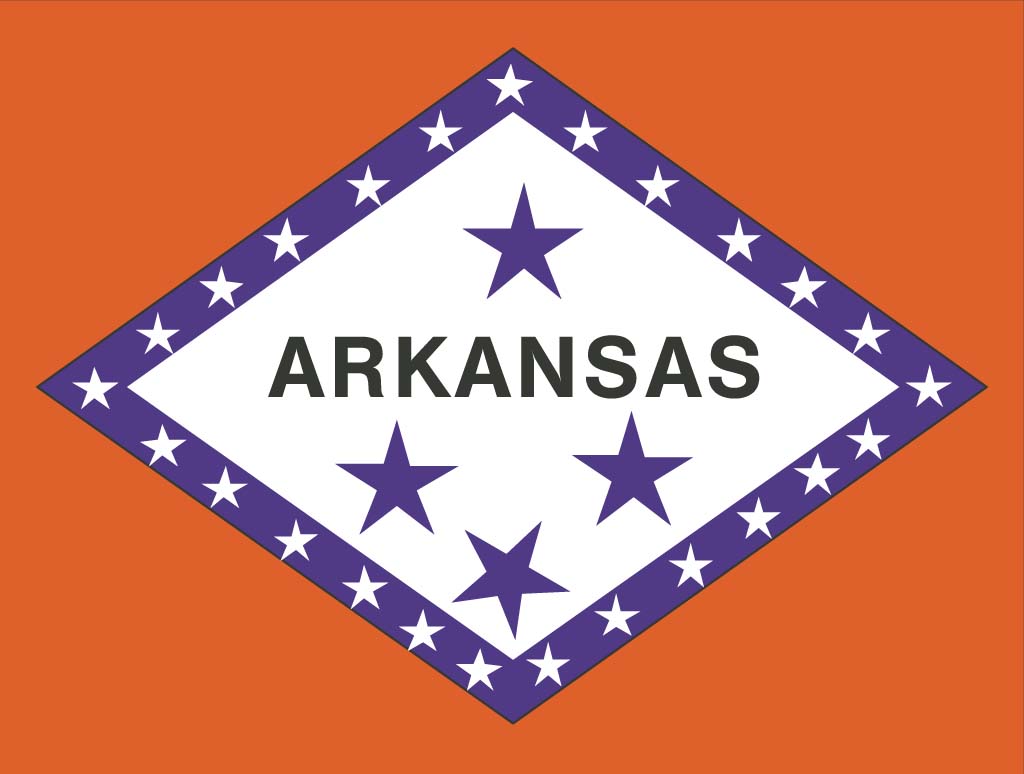arkansas flag background