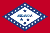 Arkansas state flag graphic