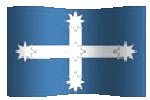 animated clipart Australian Eureka flag