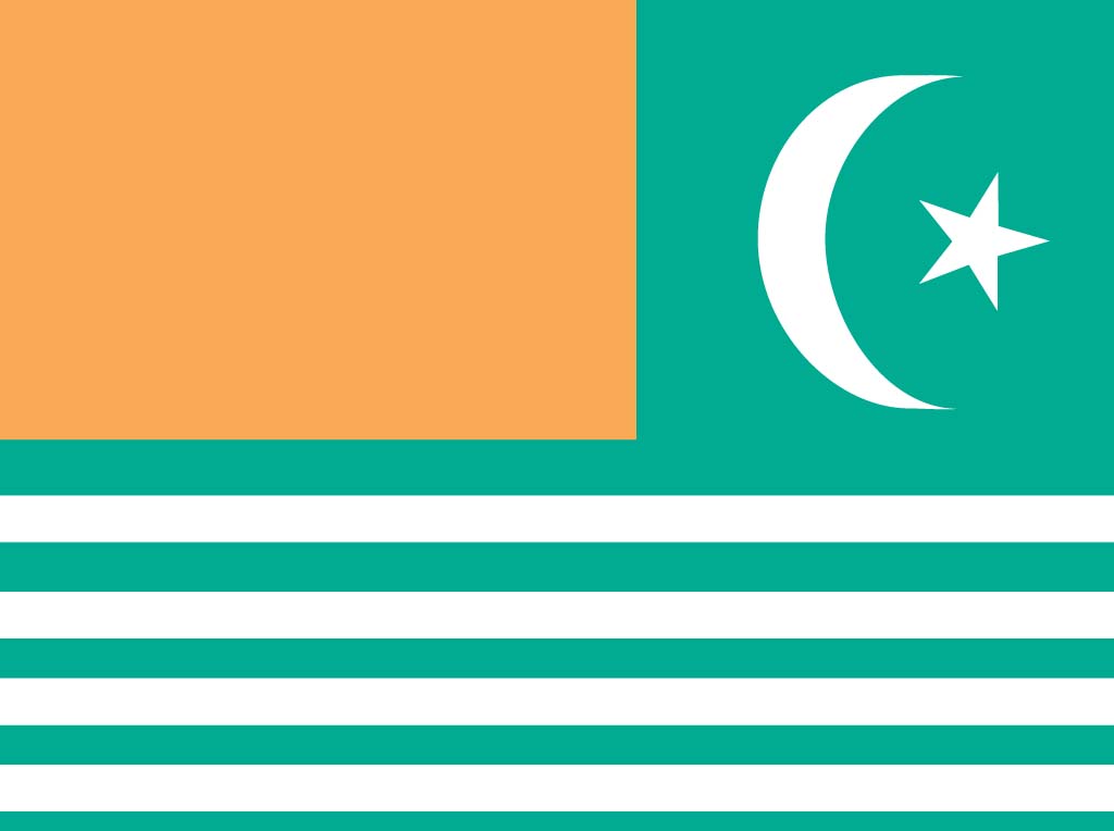 Azad Kashmir flag background