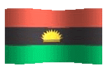 animated clipart Biafran flag