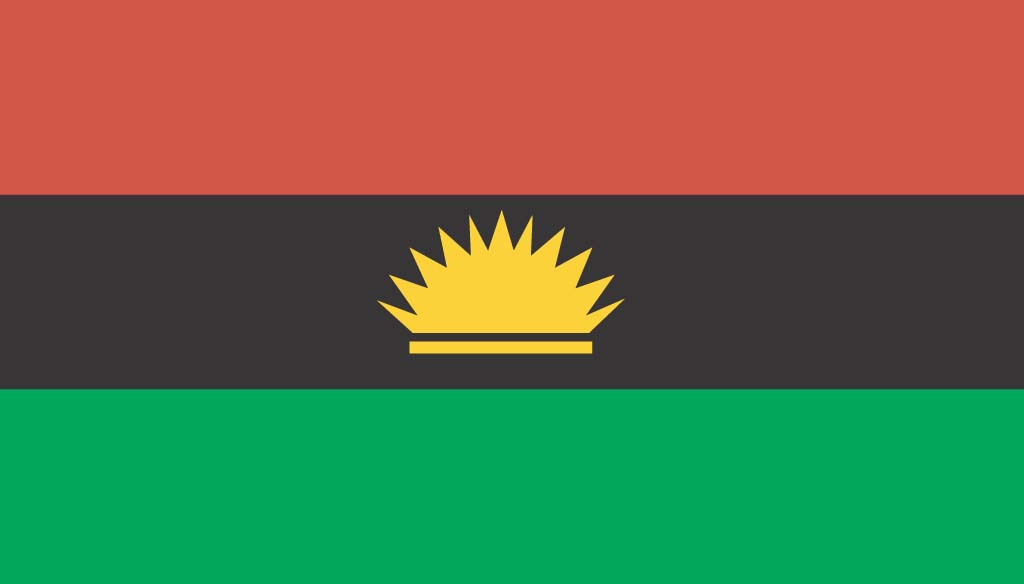 biafra flag background