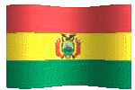 animated clipart Bolivian flag