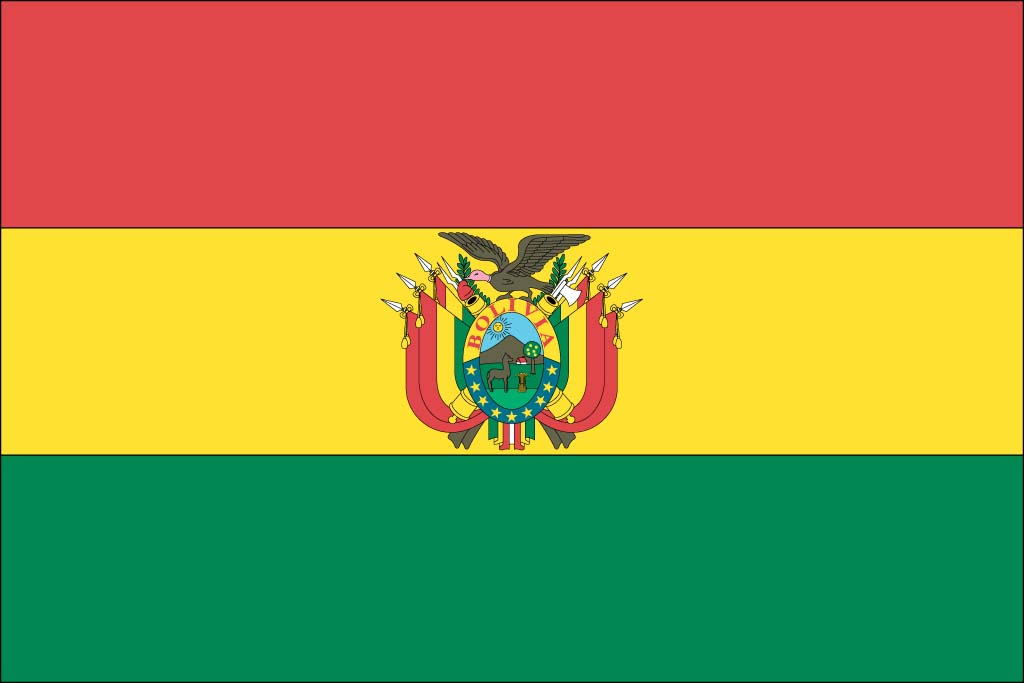 bolivia flag background