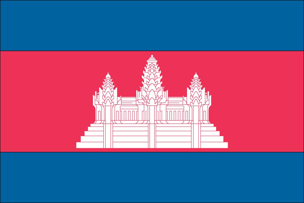 cambodia flag background
