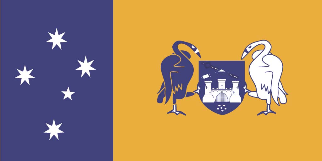 Capital Territory flag background