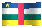 Central African Republic flag waving image