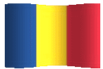 animated clipart Chadian flag