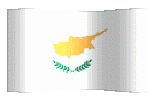 cyprus flag waving graphic