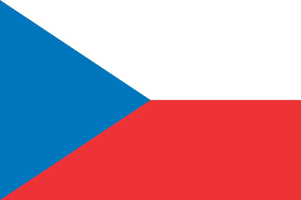 Czech flag background