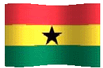 ghana flag waving graphic