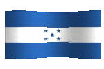 animated clipart Honduran flag