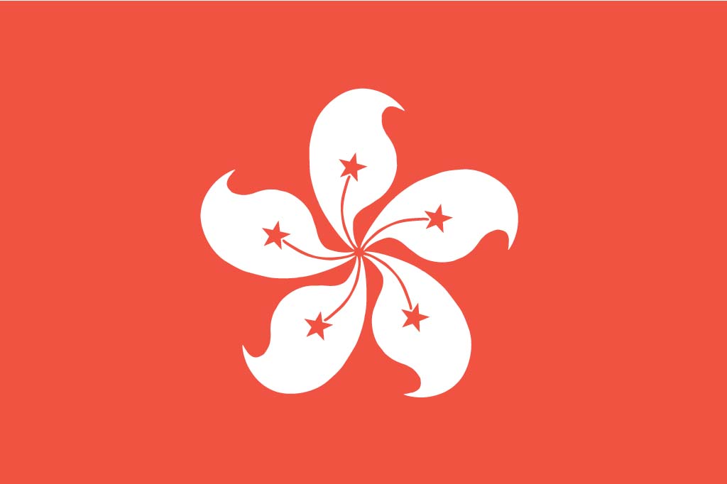 Hong Kong flag wallpaper