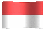 animated clipart Indonesian flag