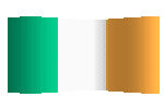 animated clipart Irish flag