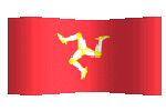 animated clipart Isle of Man flag