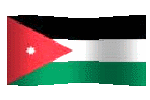 animated clipart Jordanian flag