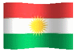 animated clip art Kurdistan flag