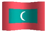 maldives flag waving clip art