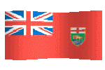 animated clip art Manitoban flag