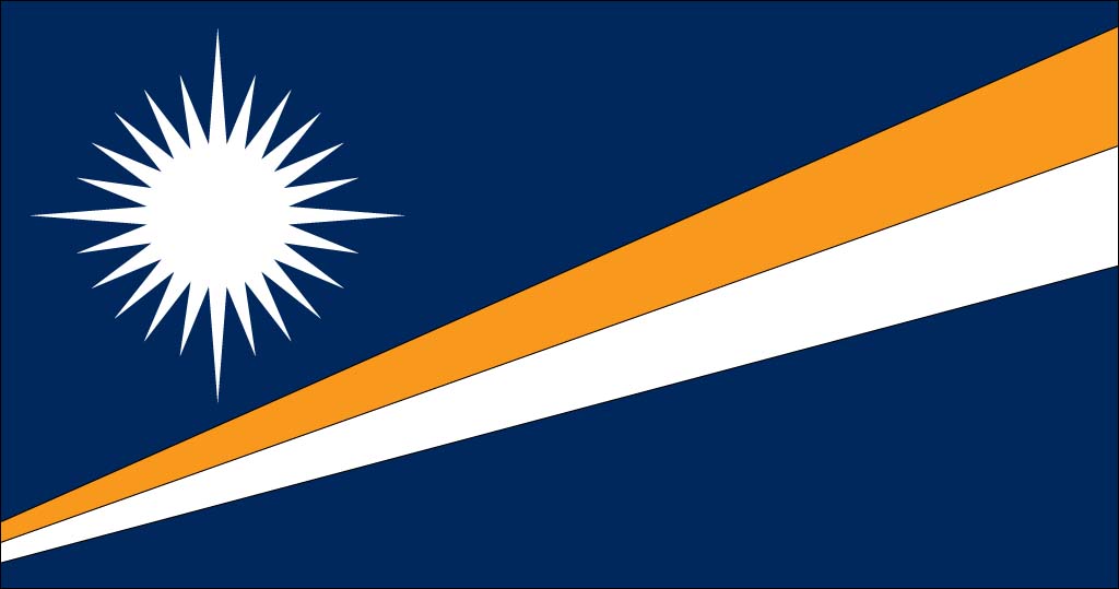 Marshall Islands flag wallpaper