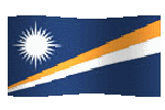 marshall islands flag waving clipart