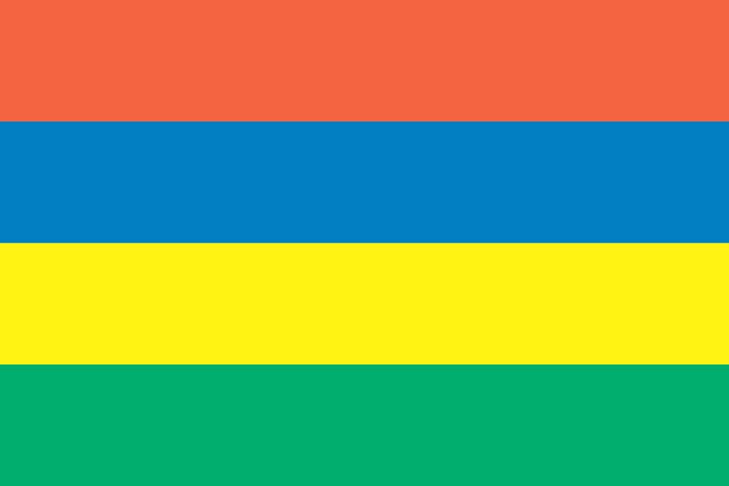 Mauritius flag desktop background