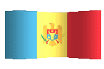 moldova flag waving clipart