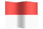 monaco flag waving clipart