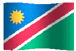 animated clip art Namibian flag