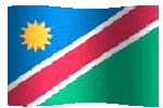 namibia flag waving clipart