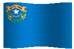 nevada flag waving clipart