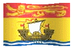newbrunswick flag waving clipart
