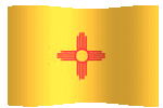 new mexico flag waving clipart
