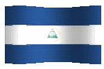 nicaragua flag waving clipart