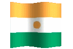 niger flag waving clipart