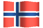 animated clip art Norwegian flag