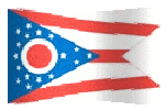 animated clip art Ohio flag