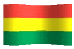 Old Bolivia flag waving clipart