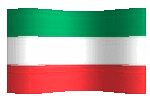 Old Iran flag waving clipart