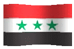 animated clip art Old Syrian flag